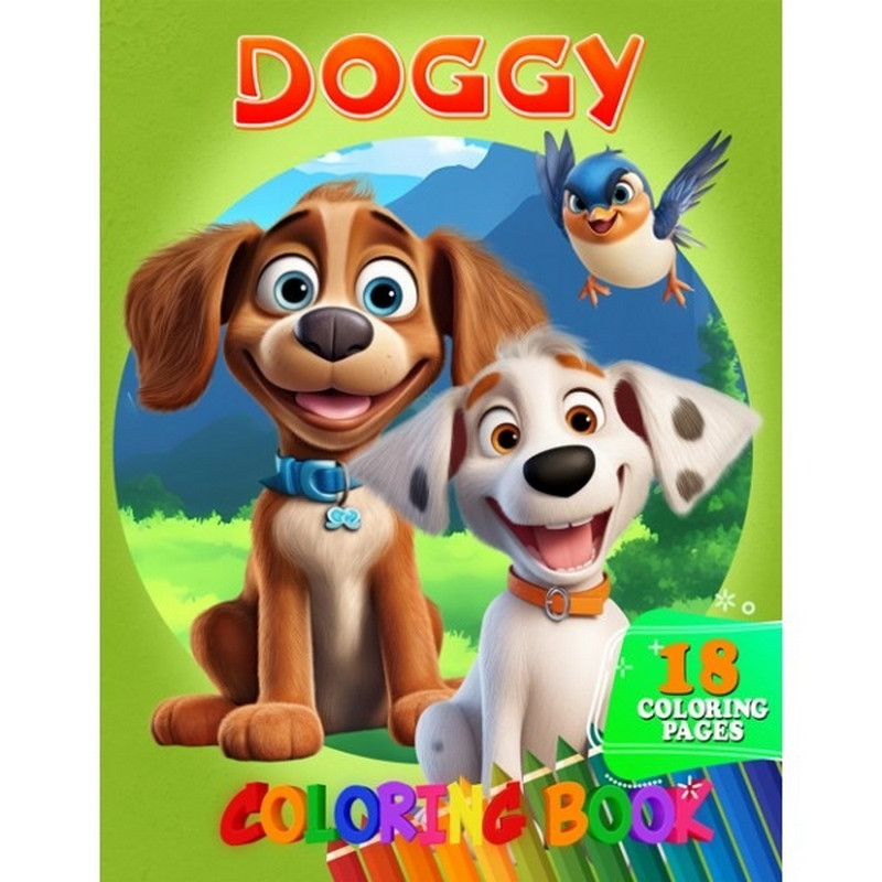 Розмальовка для дітей Doggy Jumbi А05122409 формат А4