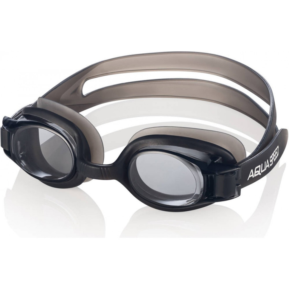 Очки для плавания ATOS Aqua Speed 004-07 черный, OSFM