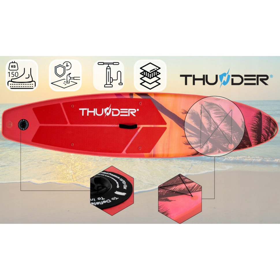 Надувна SUP дошка Isle Thunder SUP-ISLE з веслом 320 см