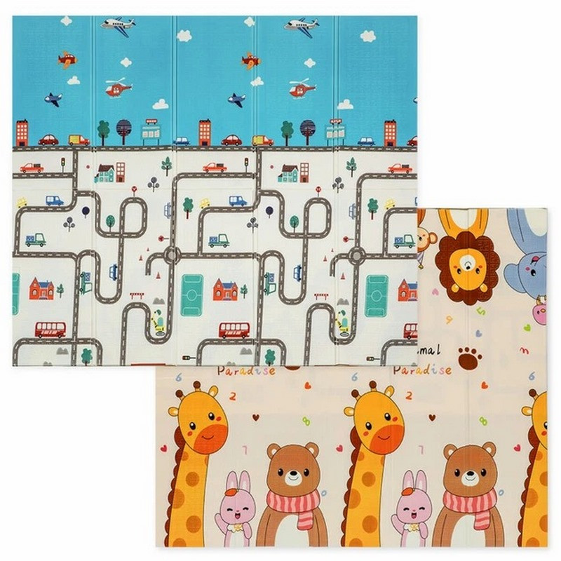 Детский термоковрик двухсторонний Sticker Wall SW-00003038, 177 х 195 х 0,7 см