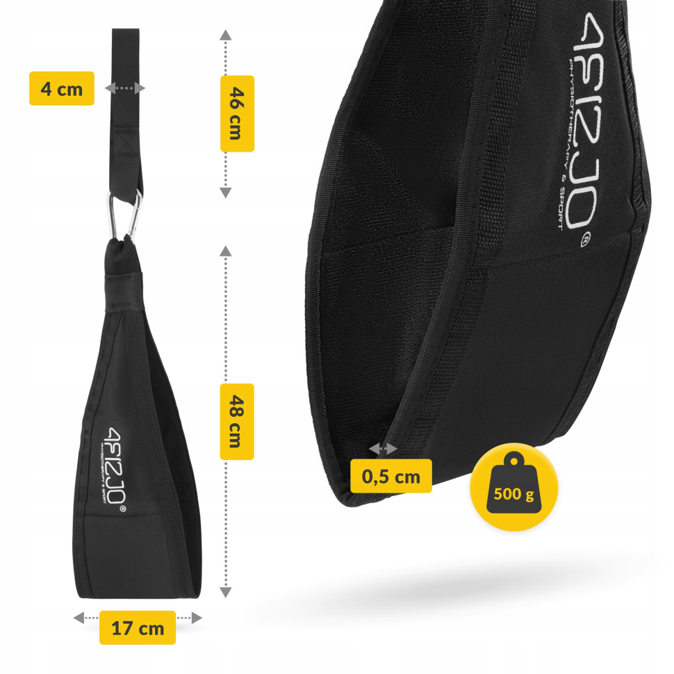 Петлі підвісні AB Sling Straps 4FIZJO P-5905973402309 чорний