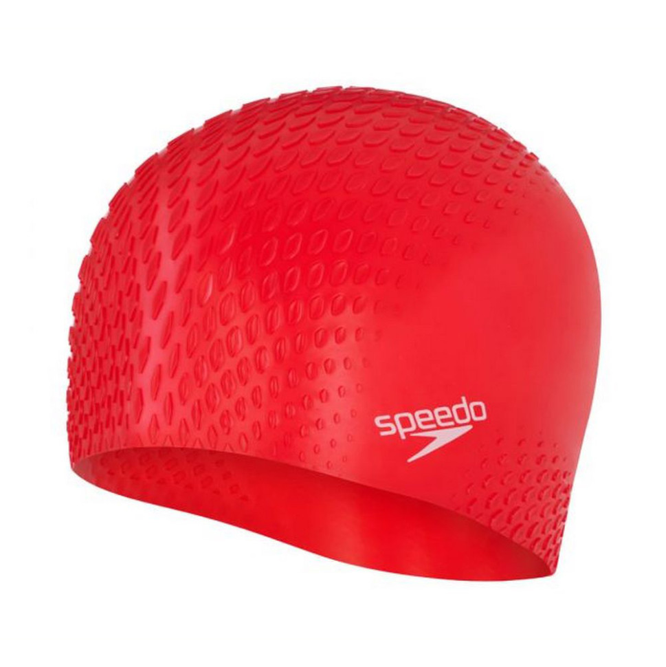 Шапка для плавания BUBBLE ACTIVE + CAP AU Speedo 8-139546446 красный, OSFM