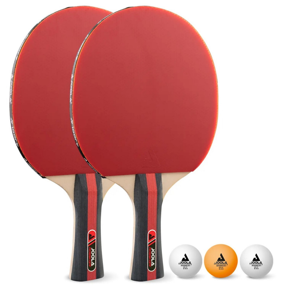 Ракетка для настольного тенниса TT-SET ROSSKOPF Joola jset1, 2 ракетки + 3 мяча 