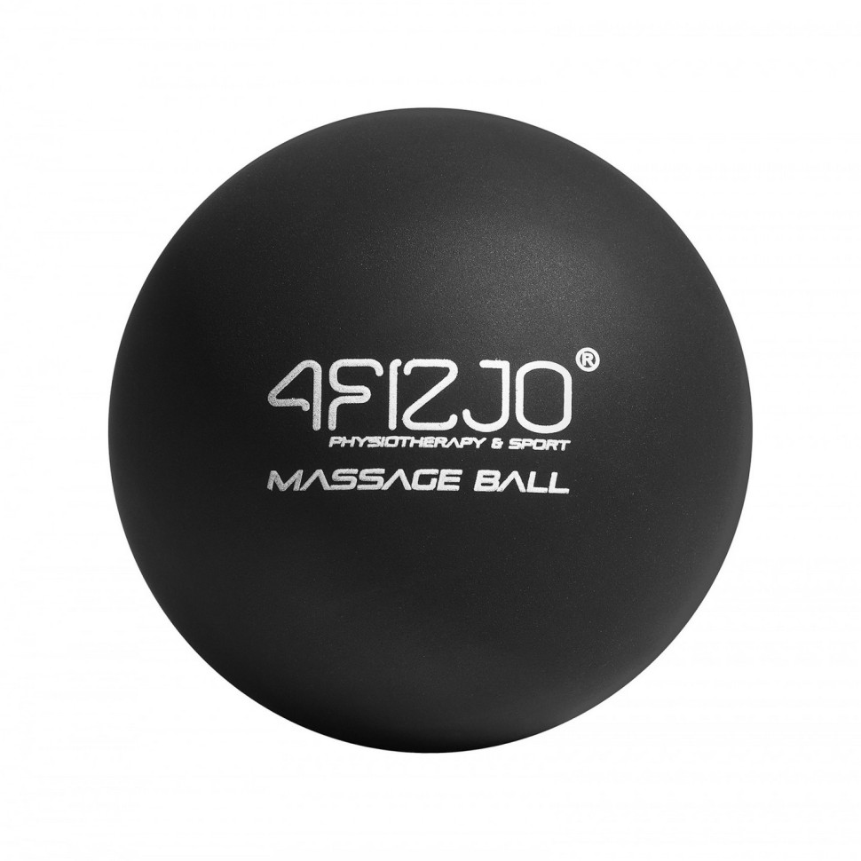 Массажный мяч Lacrosse Ball 4FIZJO 4FJ1196, 6.25 см, Black
