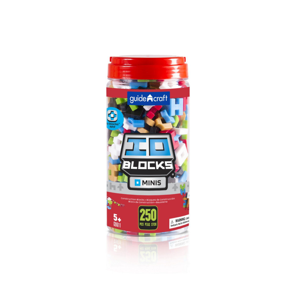 Конструктор IO Blocks Minis Guidecraft G9611 с дополненной 3D реальностью, 250 деталей