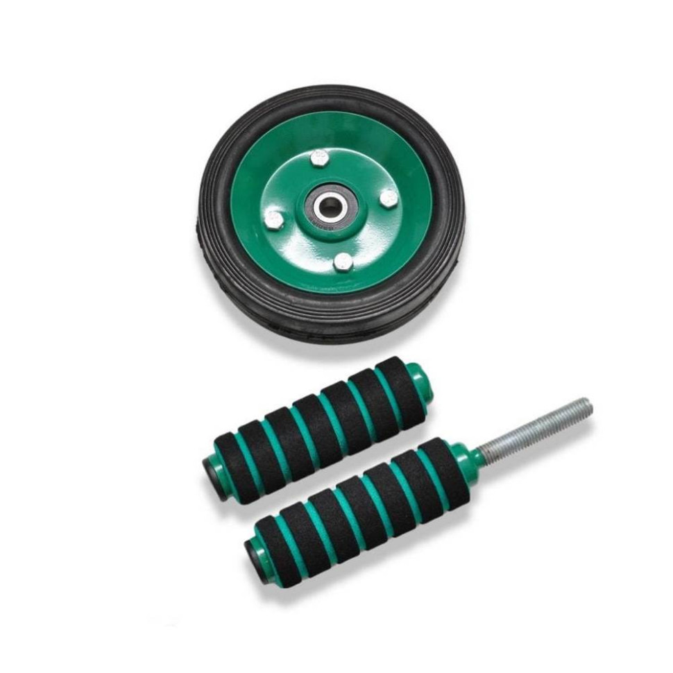 Колесо для преса (ролик гімнастичний) Gemini Sport GI-1800GR, на підшипнику посилене