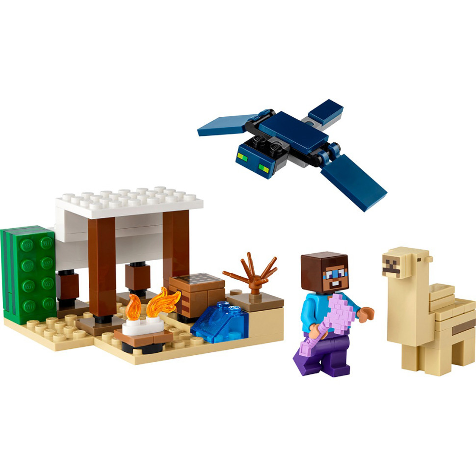 Конструктор LEGO Minecraft Експедиція Стіва в пустелю 21251, 75 деталей