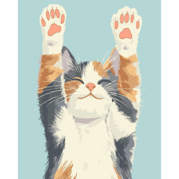 Картина по номерам "Кошачий релакс" Art Craft 11712-AC 40х50 см