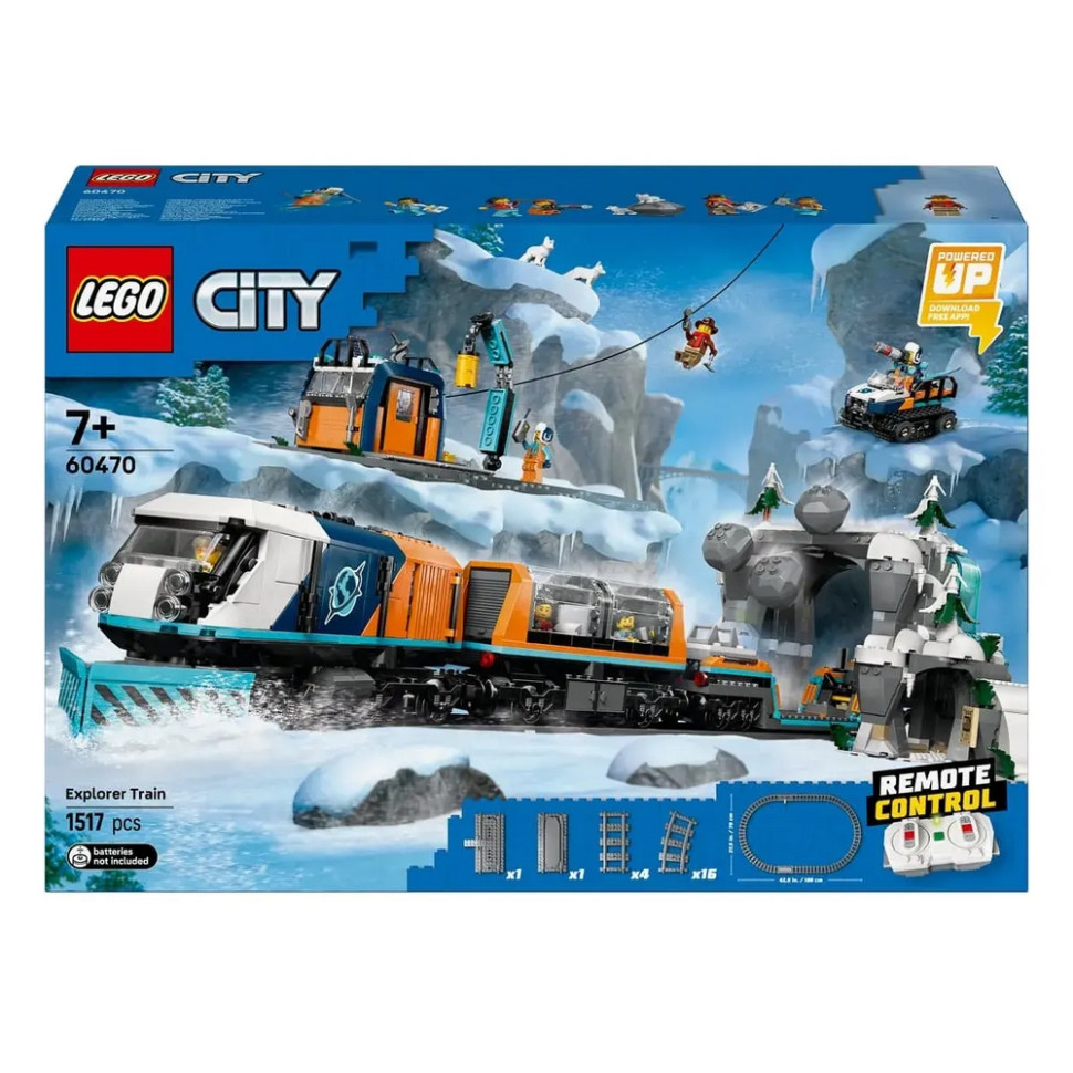 Конструктор City Арктичний дослідницький експрес LEGO 60470, 1517 деталей