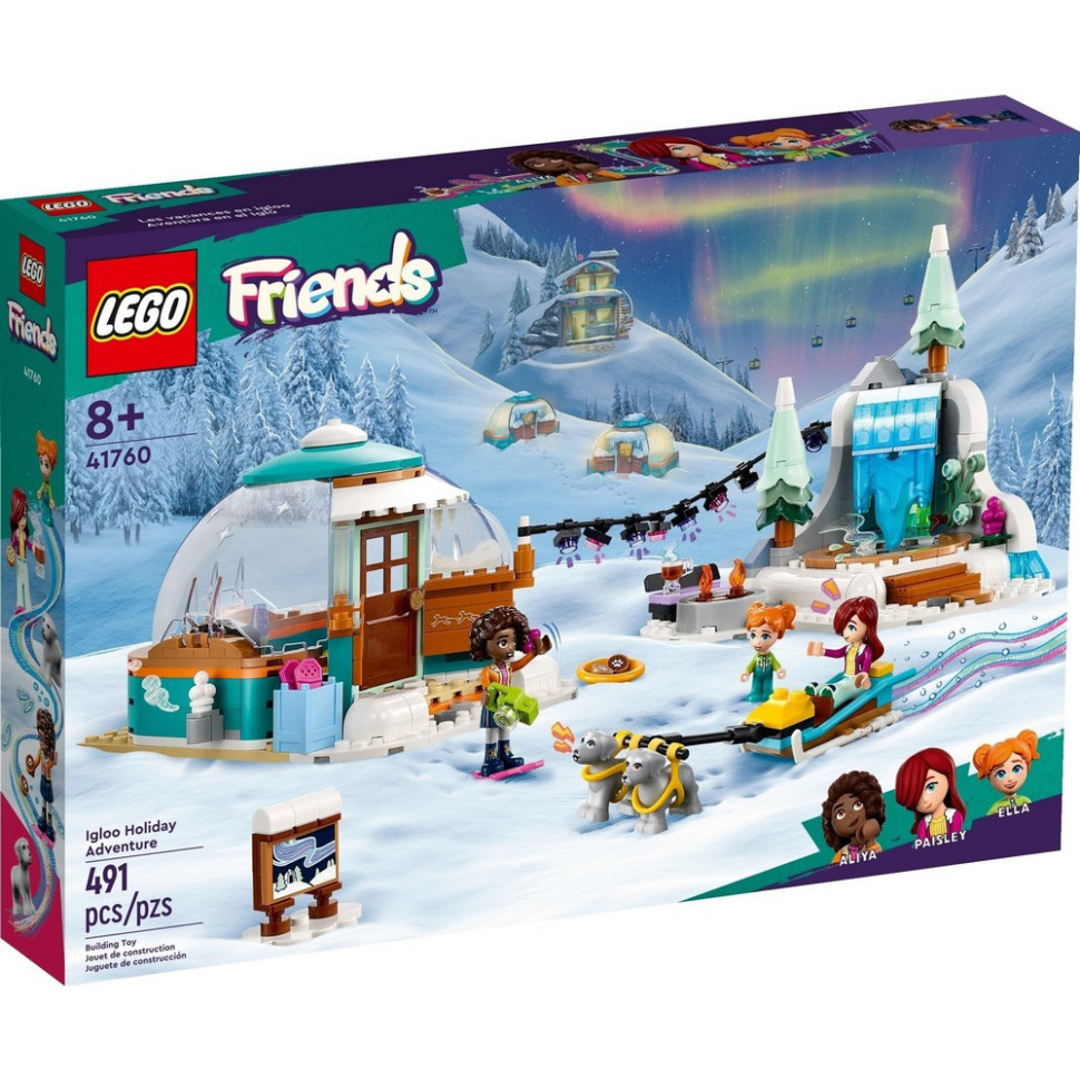 Конструктор Friends Праздничные приключения в иглу LEGO 41760- 491 деталь