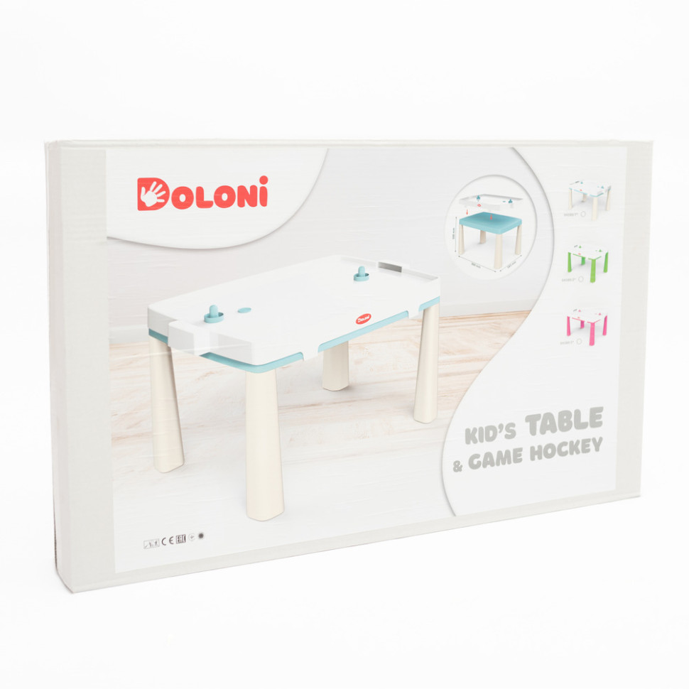 Дитячий пластиковий стіл із насадкою для аерохокею DOLONI TOYS 04580
