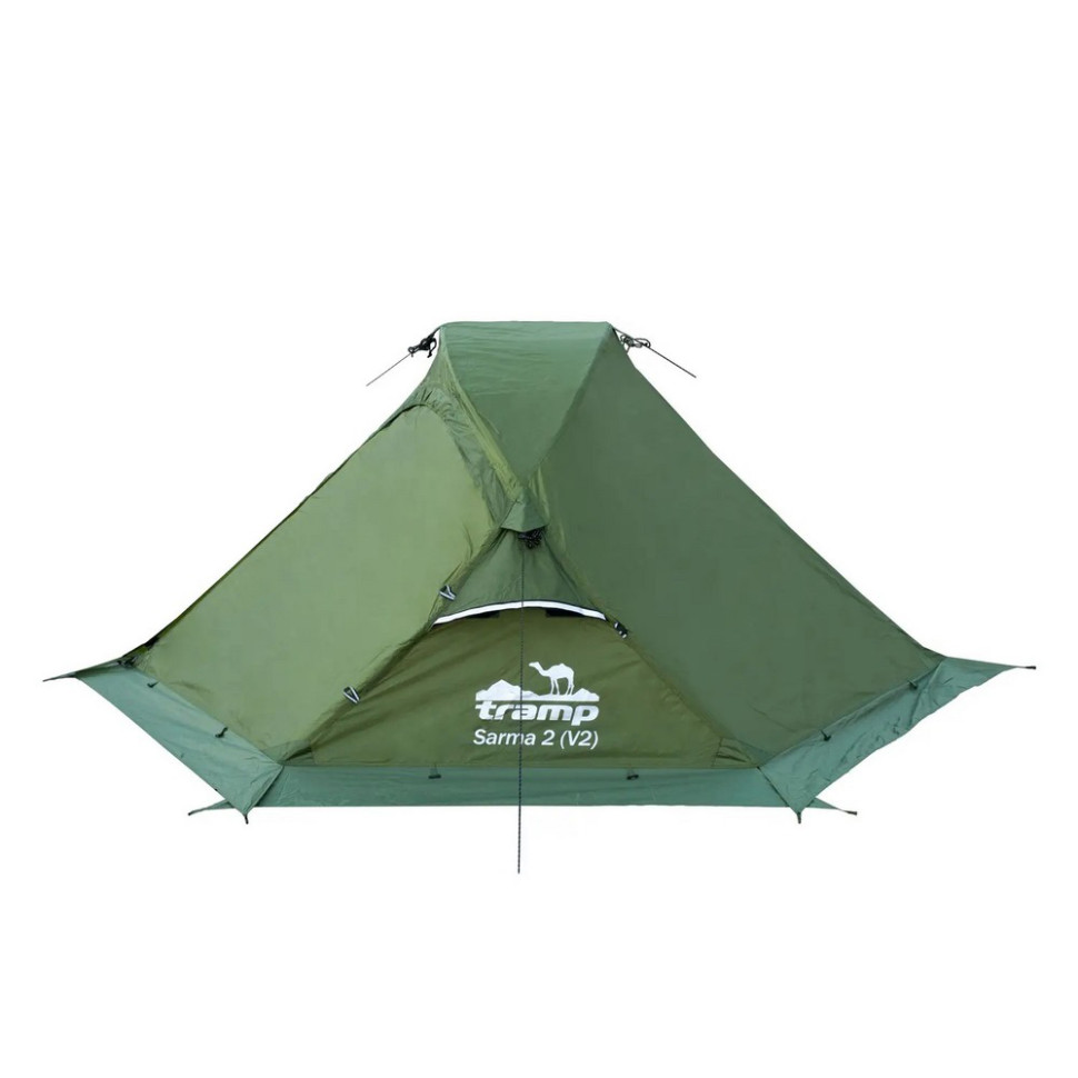 Палатка туристическая Sarma 2 (V2) Tramp TRT-030-green, Зеленая