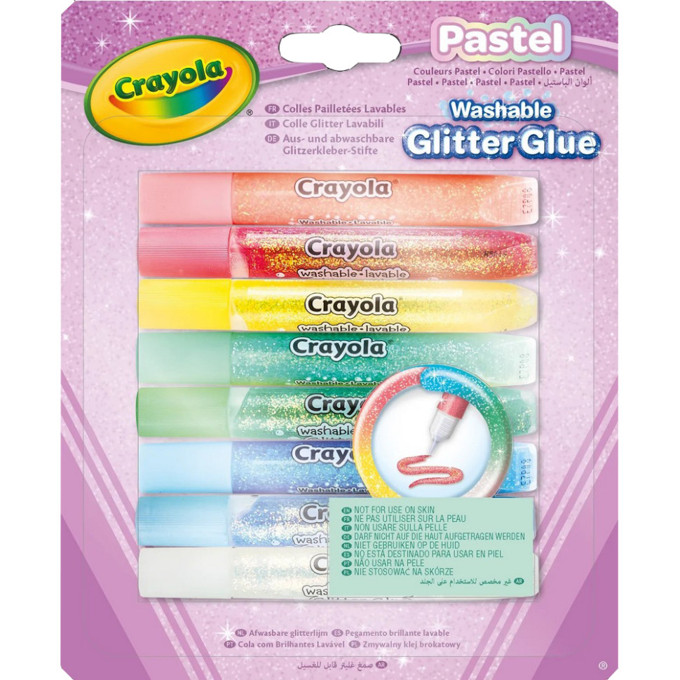 Декоративный липкий 3д маркер Crayola 69-3524, 8 шт