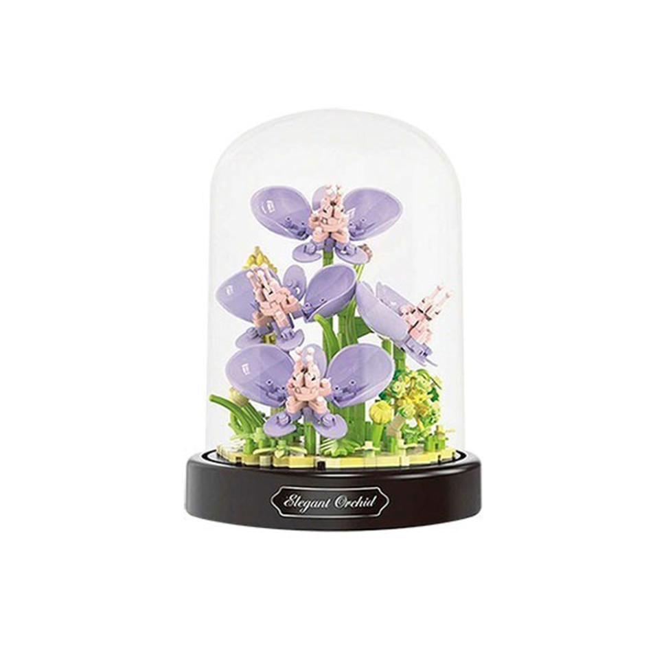 Конструктор детский «Elegant orchids» Bambi 16345B 374 деталей