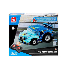Машина-конструктор на радиоуправлении "Гоночное авто" мини Wise Block EU389101, 269 деталей