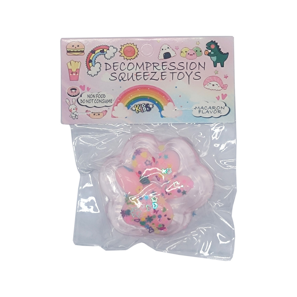 Антистресс Сквиш «Мягкие кошачьи лапки» Bambi SKL-102(Pink) Розовый