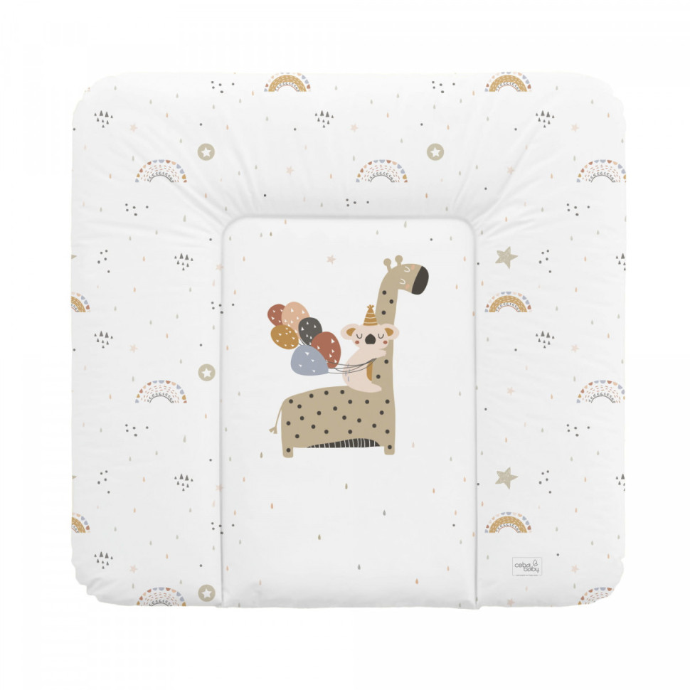 Пеленальный матрас Giraffe Cebababy W-144-000-637 Retro Autumn, 75x72 см 