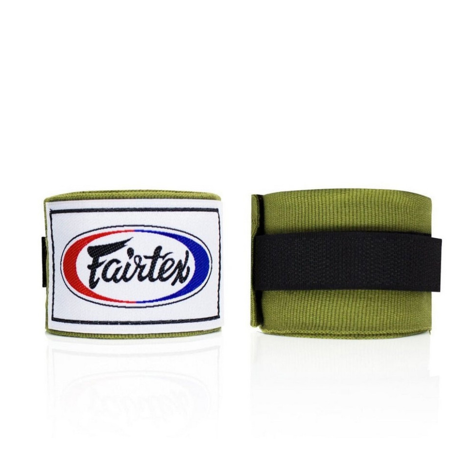 Бинти для боксу HW2 Fairtex HW2_GreenOlive, Green, розмір 4,5 метрів