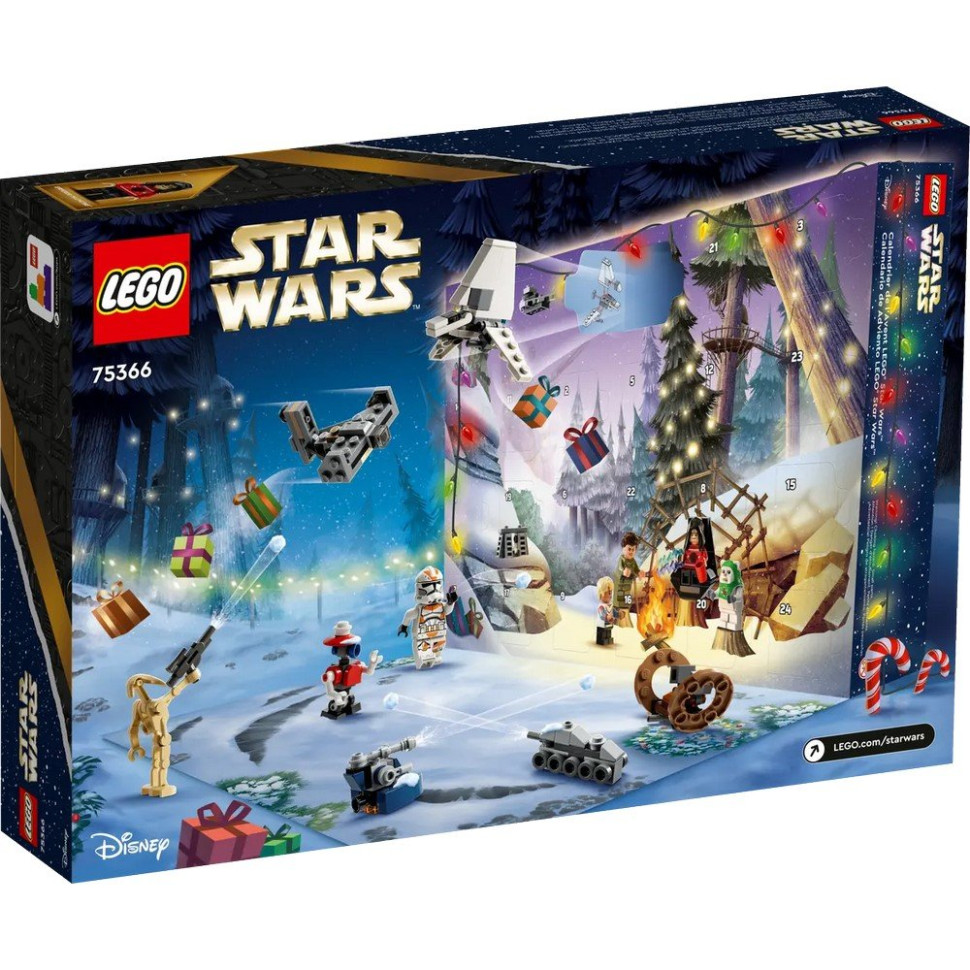Конструктор Новорічний календар Star Wars™ LEGO 75366, 320 деталей