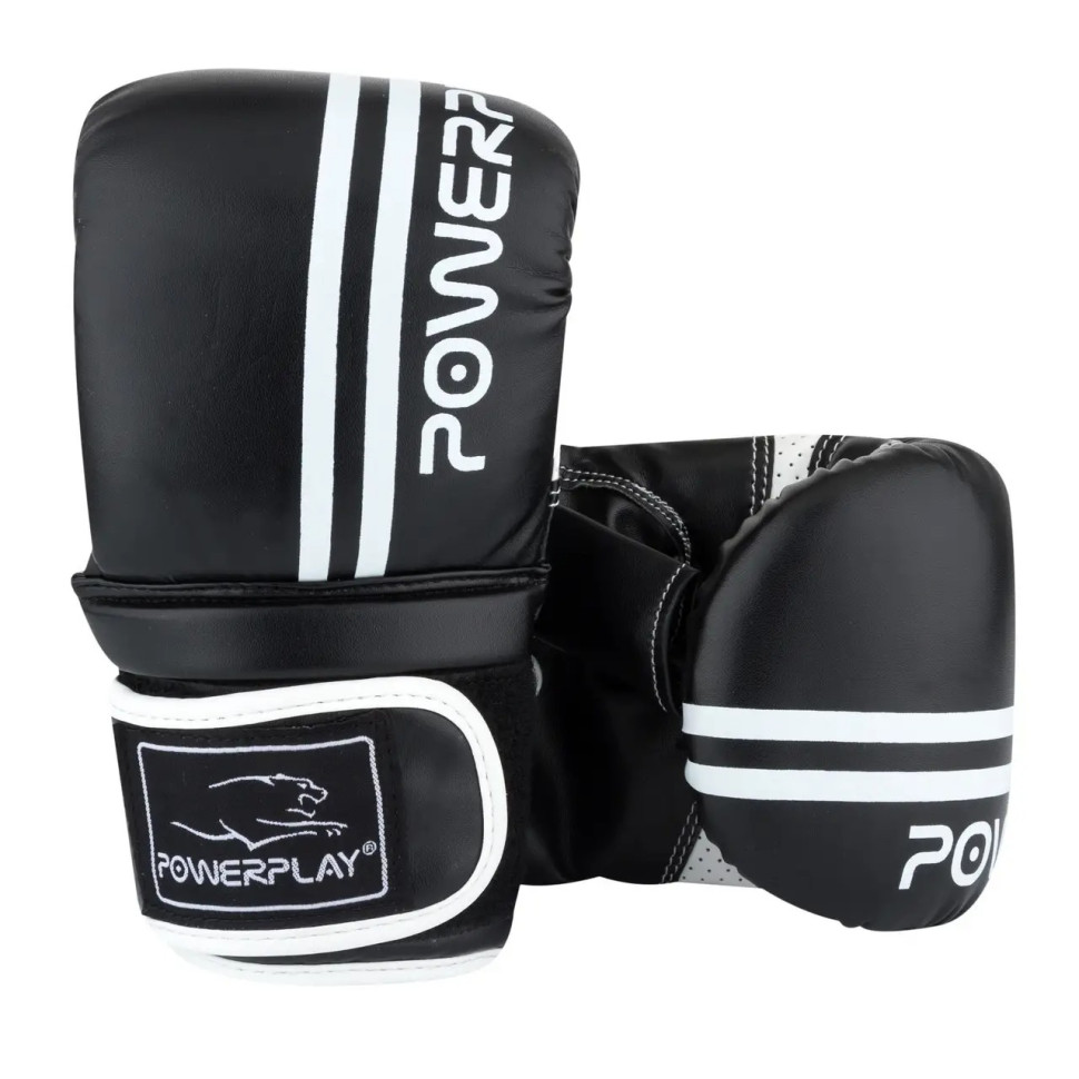 Снарядные перчатки PowerPlay PP_3025_M_Black/White, Черные-Белые M
