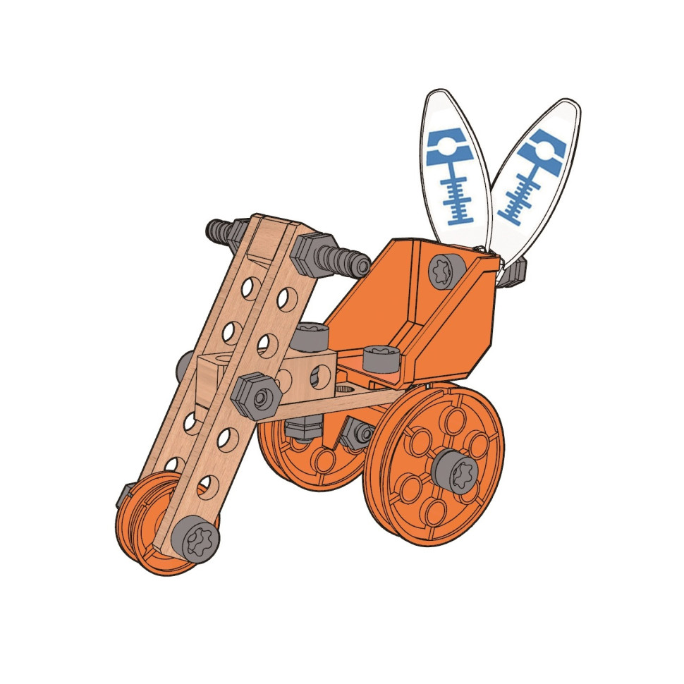 Конструктор Junior Inventor Hape E3032 з підсвічуванням, 57 деталей