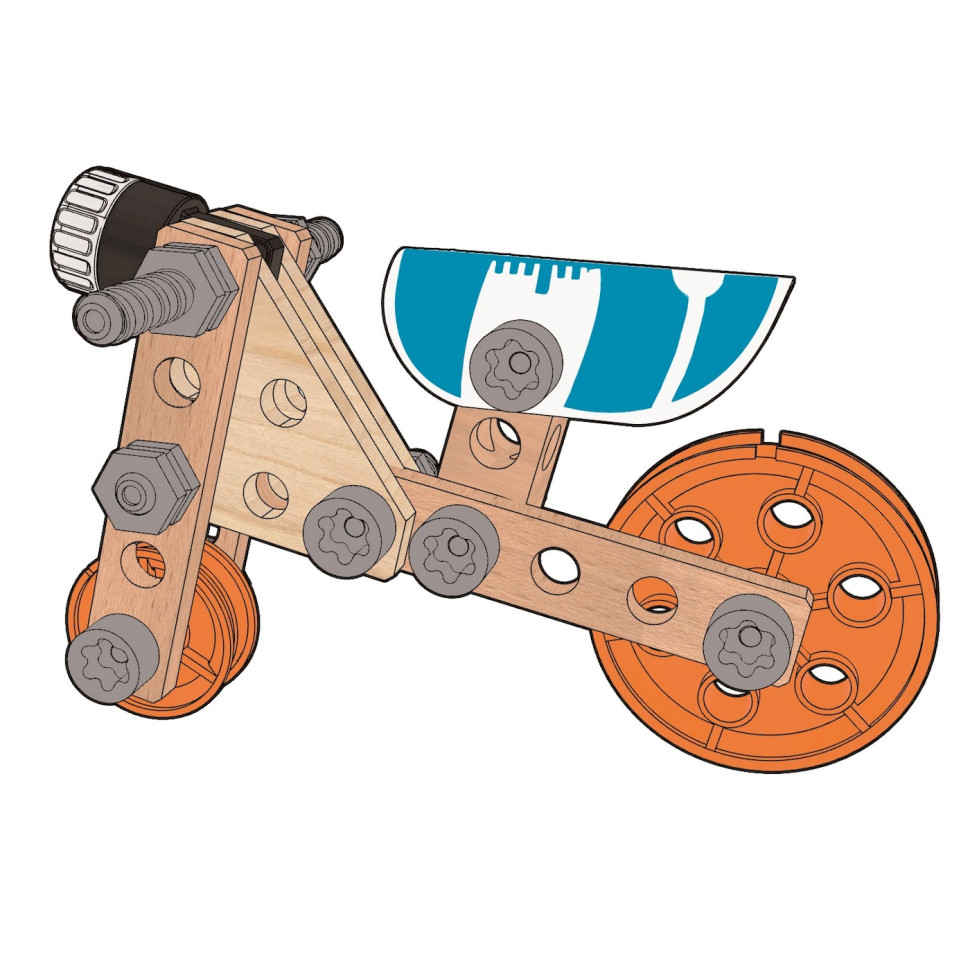 Конструктор Junior Inventor Hape E3032 з підсвічуванням, 57 деталей