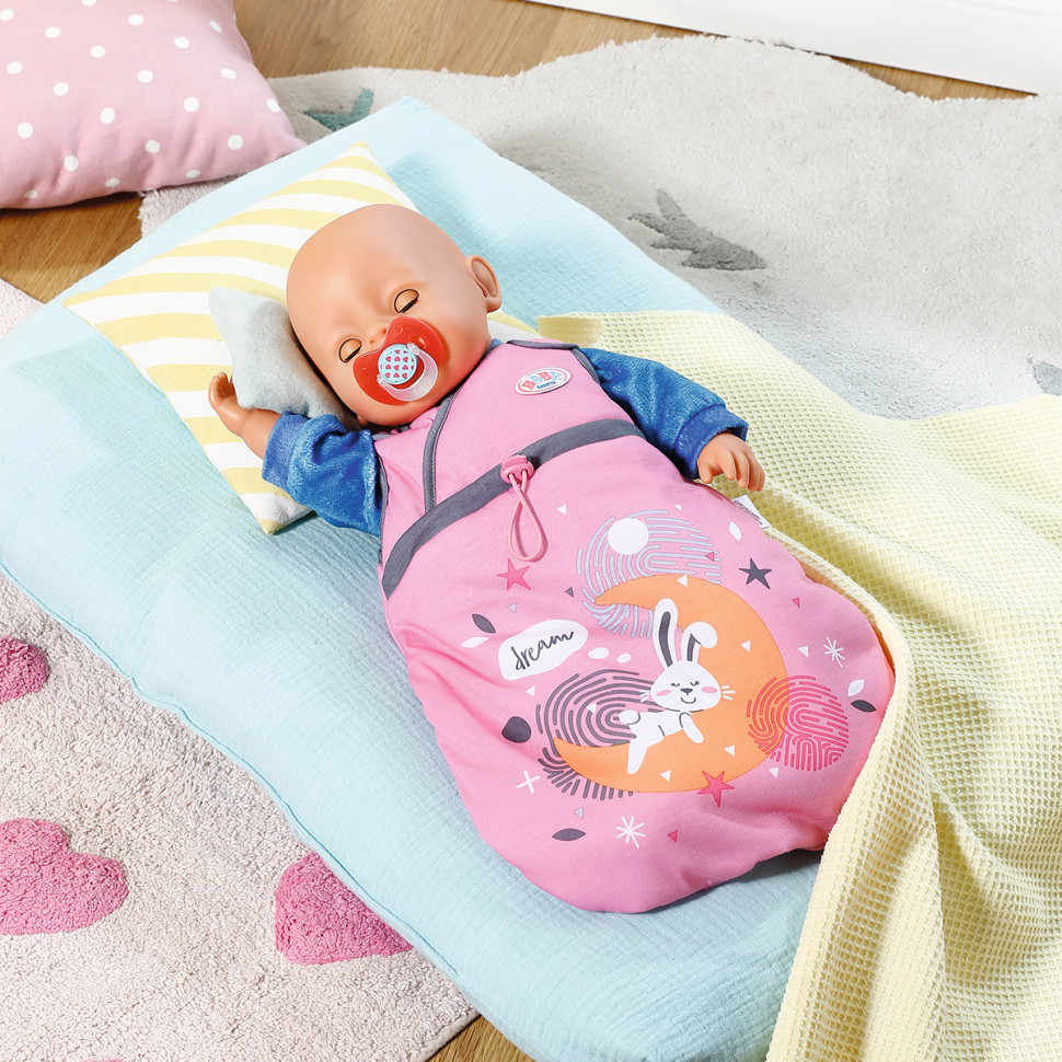 Спальник для ляльки СОЛОДКІ СНИ BABY BORN 832479 на ляльку 43 см