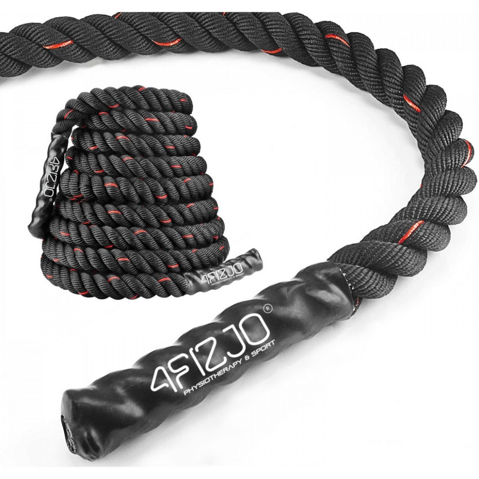 Канат тренировочный Battle Rope 4FIZJO 4FJ0242, 15 м