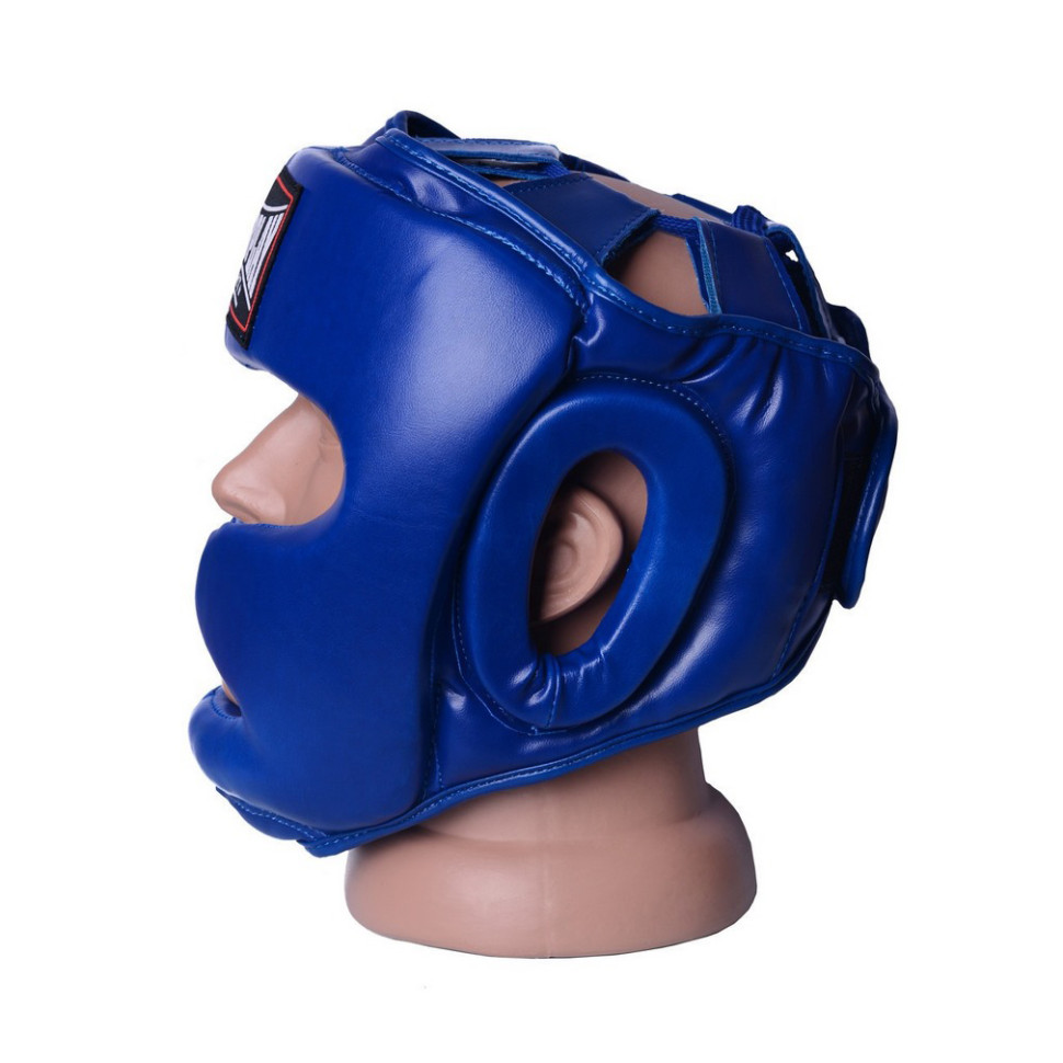 Боксерский шлем тренировочный PowerPlay PP_3043_XL_Blue, XL