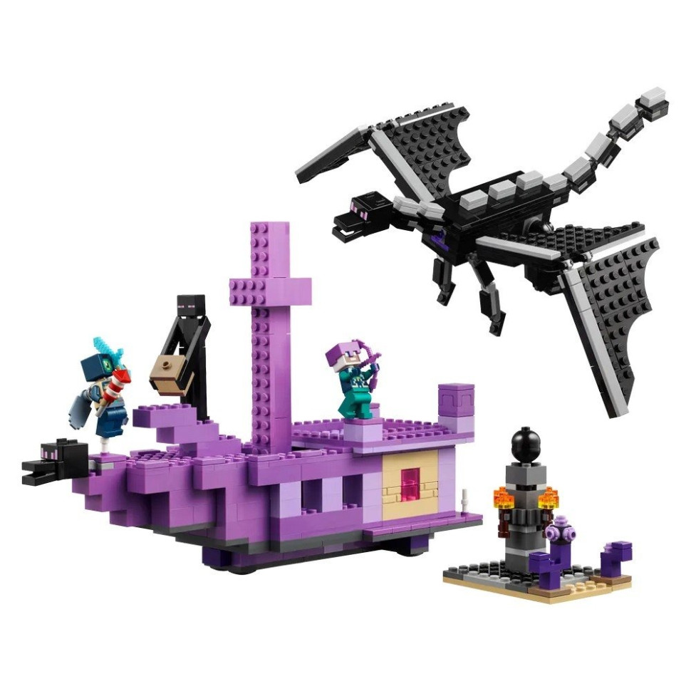 Конструктор «Дракон Энду и Корабль Края» LEGO 21264, 657 деталей