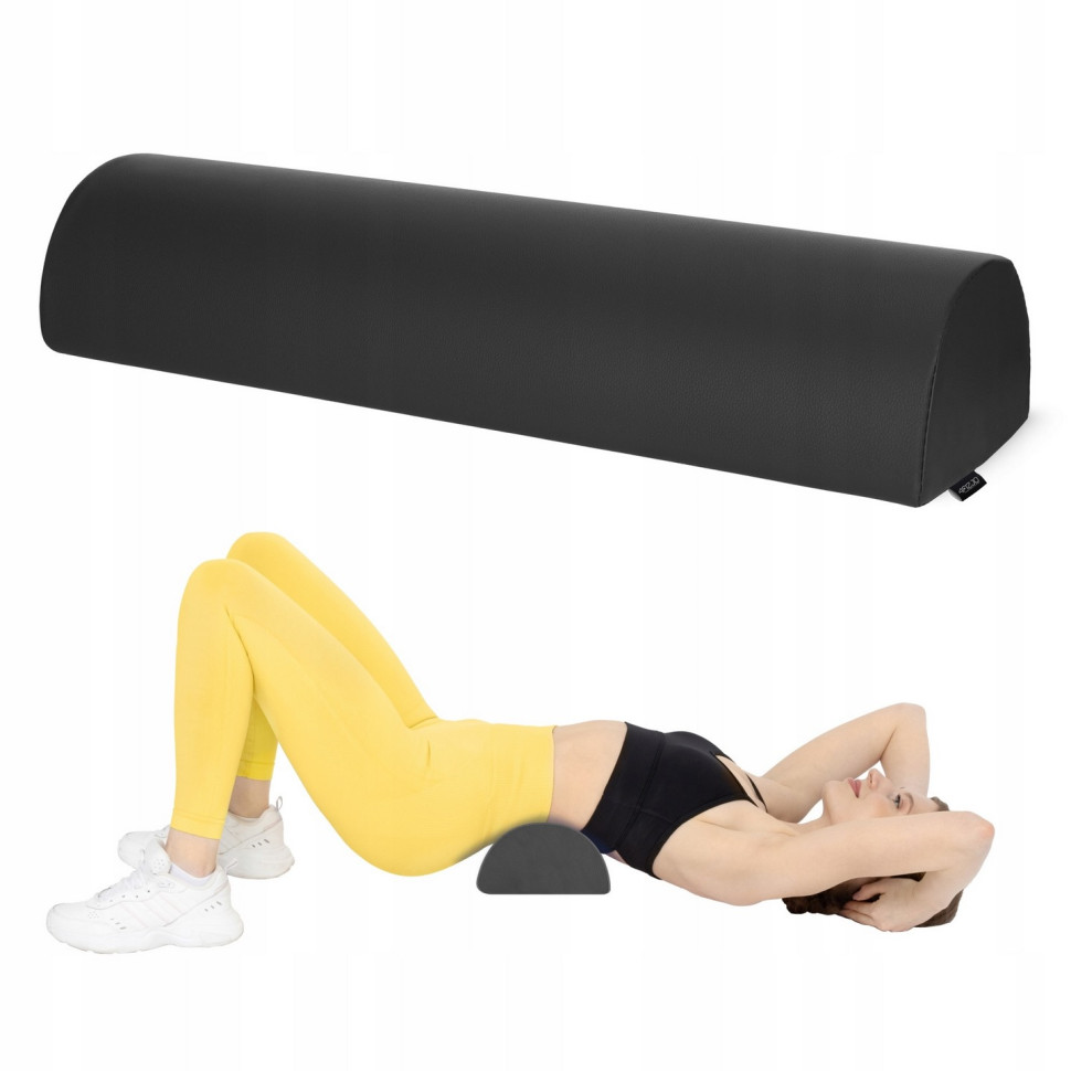Полувалик для реабилитации и массажа 4FIZJO P-5905973402941 Black 60 x 18 x 12 см