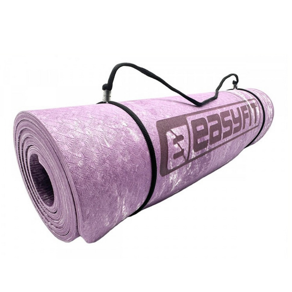 Килимок для йоги та фітнесу PER Premium Mat EasyFit EF-1930-V 8 мм, Фіолетовий