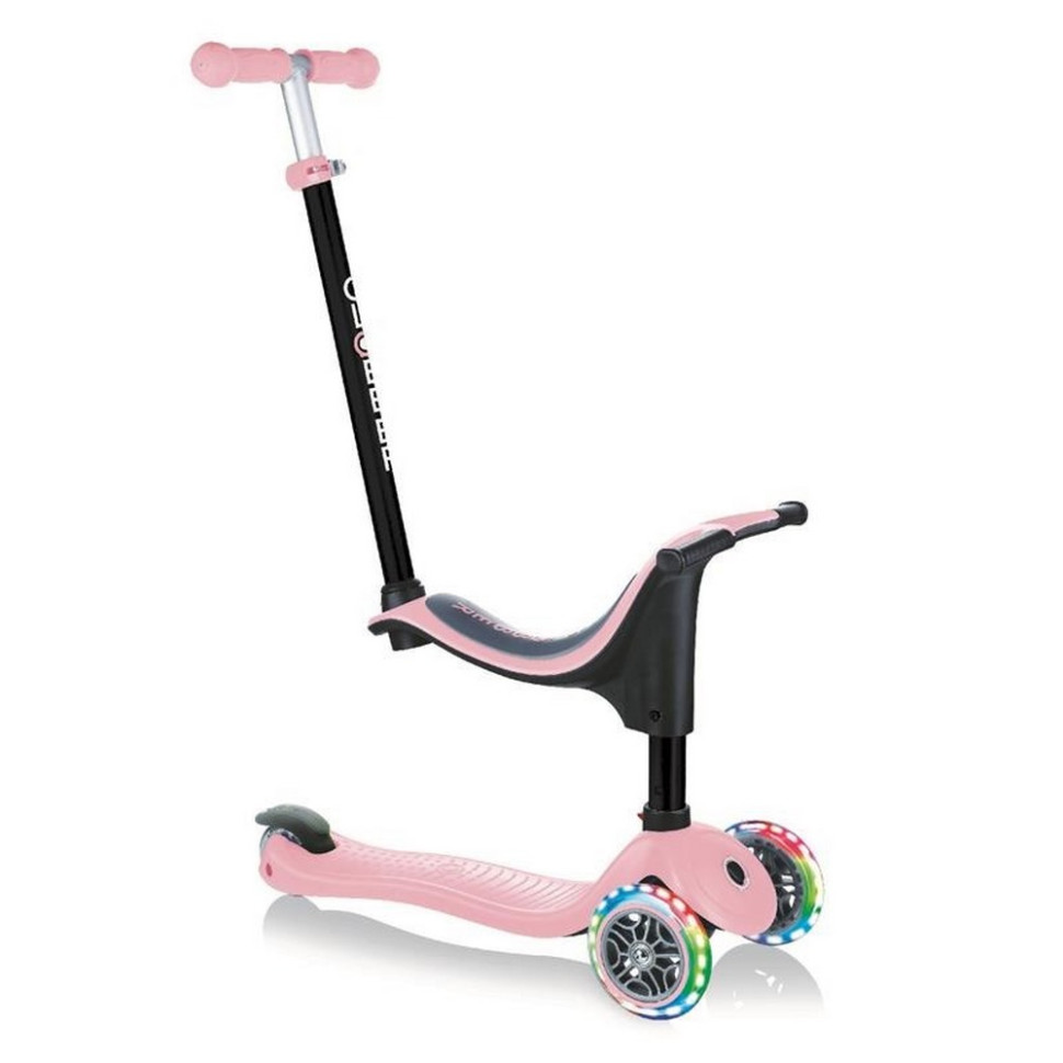 Самокат детский GO UP SPORTY GLOBBER 452-210-3 пастельный розовый