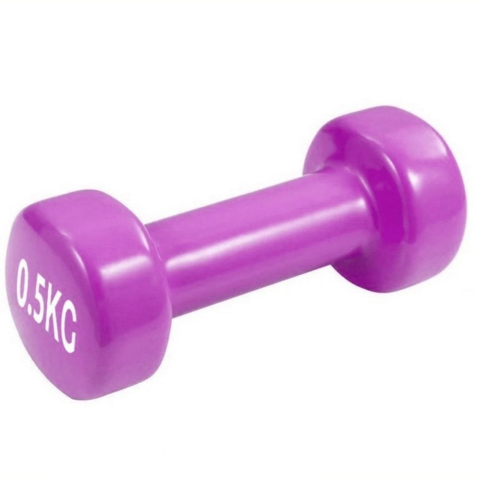 Гантели виниловые 4125 Achilles PowerPlay PP_4125_0.5kg_2in Розовые 2 шт по 0,5 кг