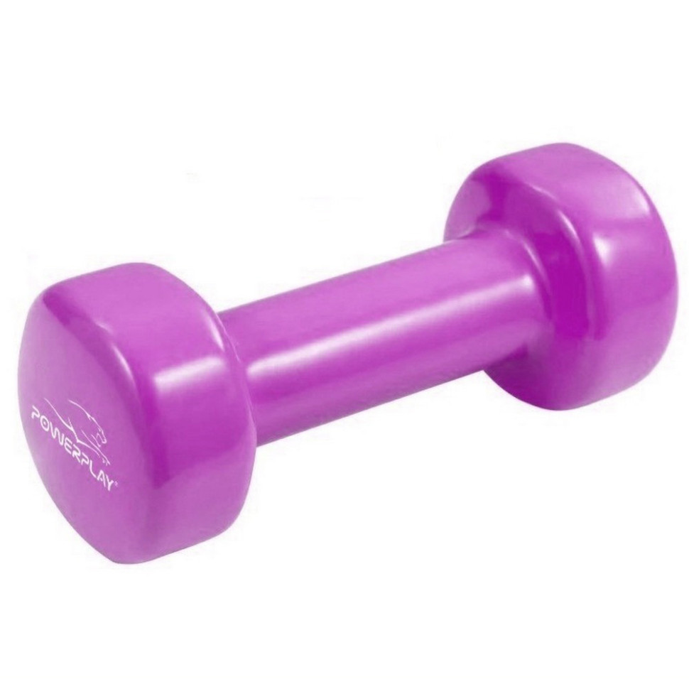 Гантели виниловые 4125 Achilles PowerPlay PP_4125_0.5kg_2in Розовые 2 шт по 0,5 кг