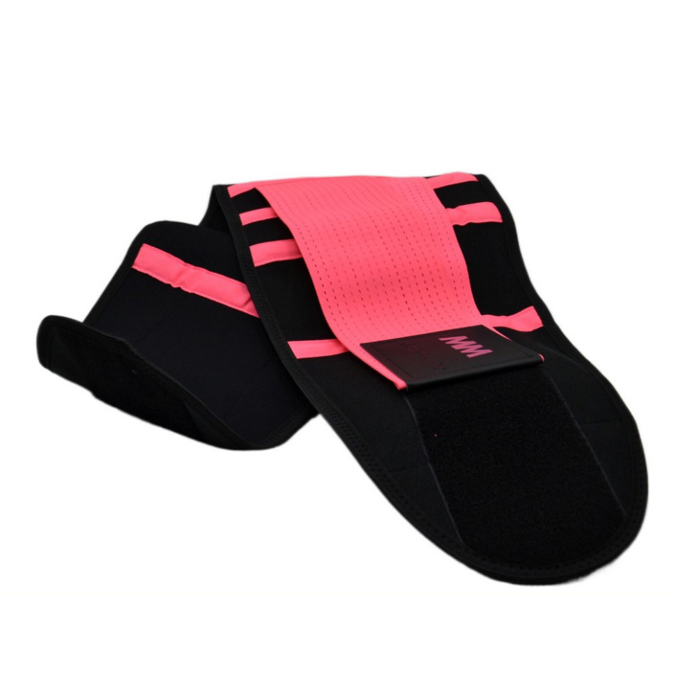 Пояс компрессионный MFA-277 Slimming belt MadMax MFA-277-PNK_M, Black/neon, pink, M