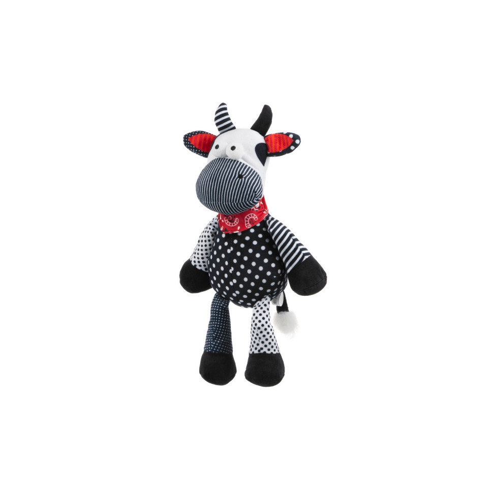 Мягкая игрушка Same Toy Корова-Бык (черно-белый) 30 см A1057/30
