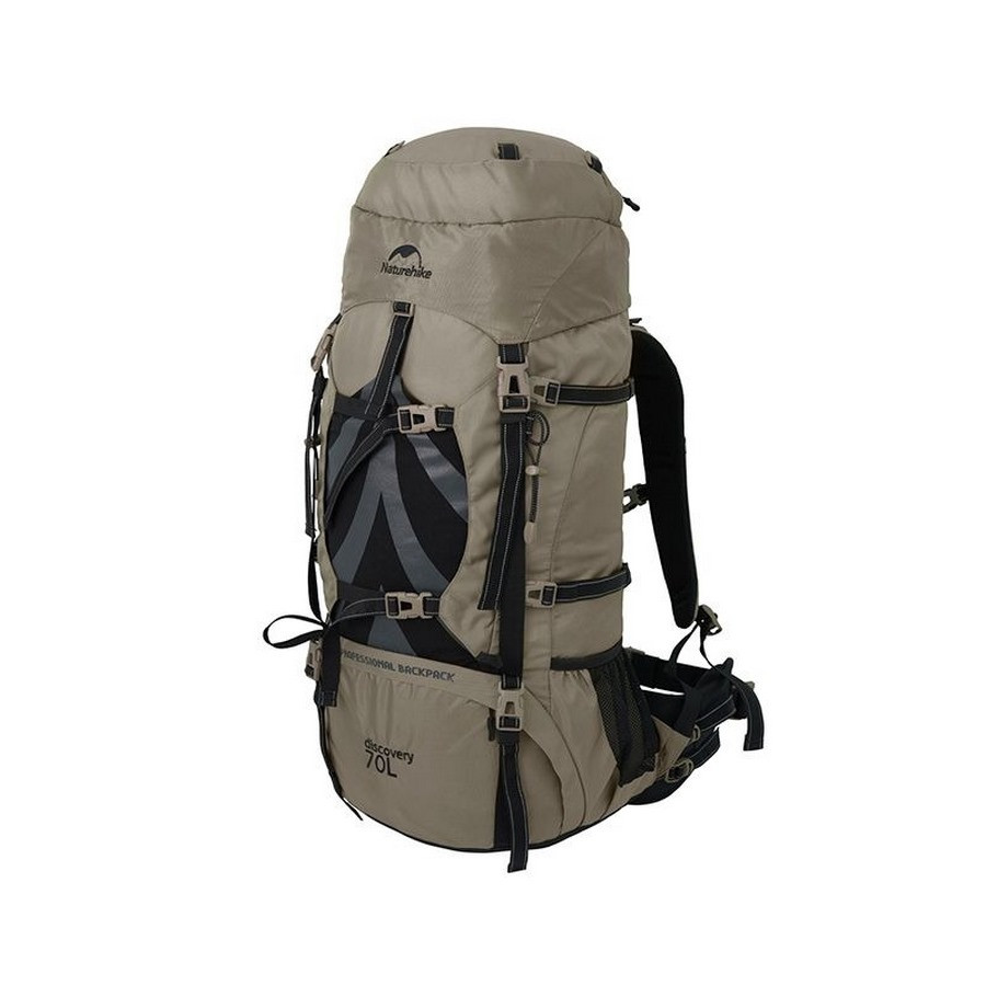 Рюкзак туристичний NH70B070-B Naturehike 6975641887461, 70 л + 5 л, світло-коричневий