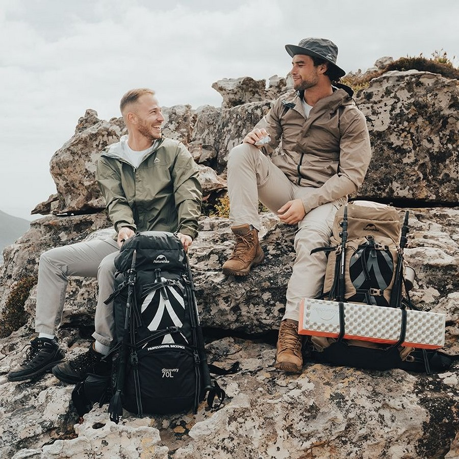 Рюкзак туристичний NH70B070-B Naturehike 6975641887461, 70 л + 5 л, світло-коричневий