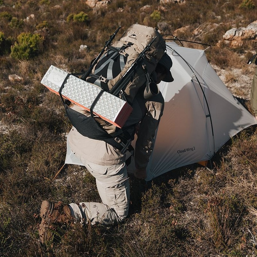 Рюкзак туристичний NH70B070-B Naturehike 6975641887461, 70 л + 5 л, світло-коричневий