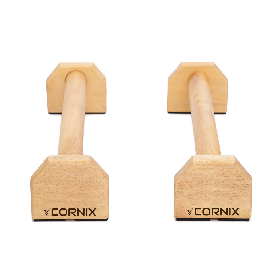 Упори для віджимань Cornix XR-0382 дерев'яні, подовжені 50 см