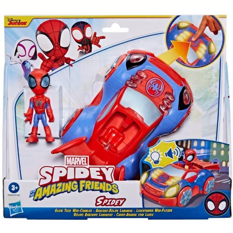 Ігровий набір Людини-Павука Спайді Hasbro F4530 з машинкою