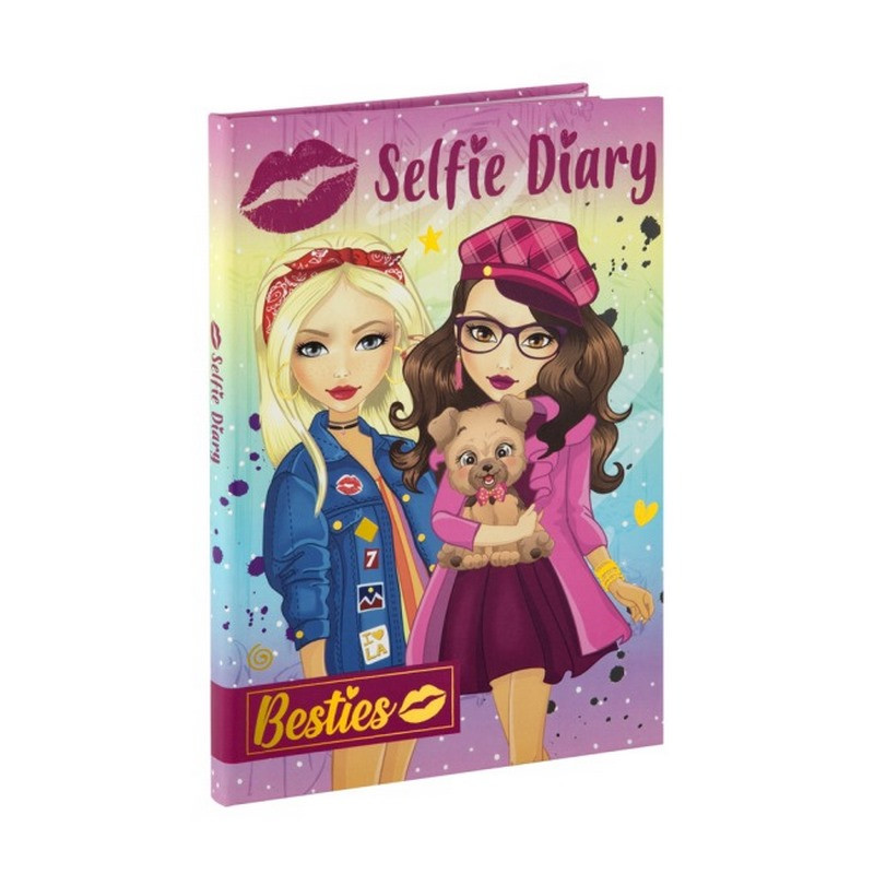 Дневник с волшебной ручкой Besties 961022, 50 листов, фиолетовый