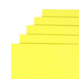 Фоамиран для творчества А4 Bambi 17FA4-001 желтый 1,7х0,1 мм 