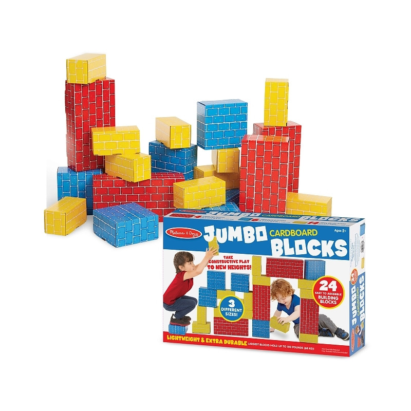 Детский набор больших блоков Melissa&Doug MD2783, 24 штуки, картон