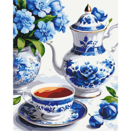 Картина по номерам "Натюрморт в голубых тонах" Art Craft 12040-AC 40х50 см Картина по номерам "Натюрморт в голубых тонах" Art Craft 12040-AC 40х50 см