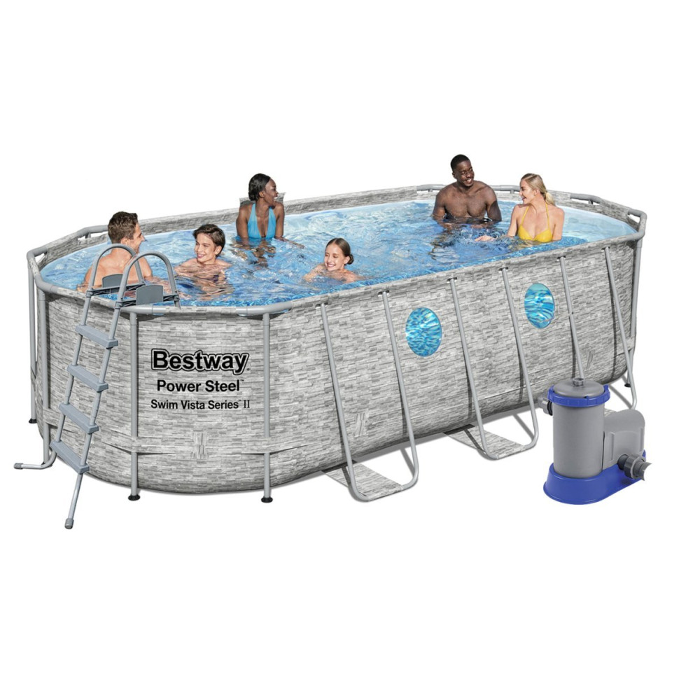 Каркасний басейн Bestway 56716, 549х274х122 см, 13430 л