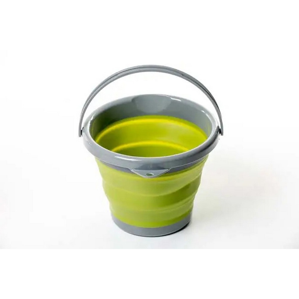 Ведро складное силиконовое Tramp  TRC-091-olive 10 л