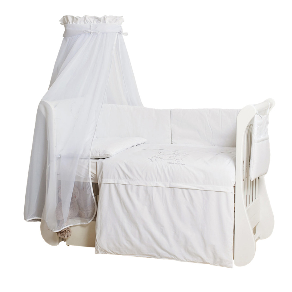 Детский постельный комплект Dolce Loving bear Twins 4062-D-010, 8 элементов