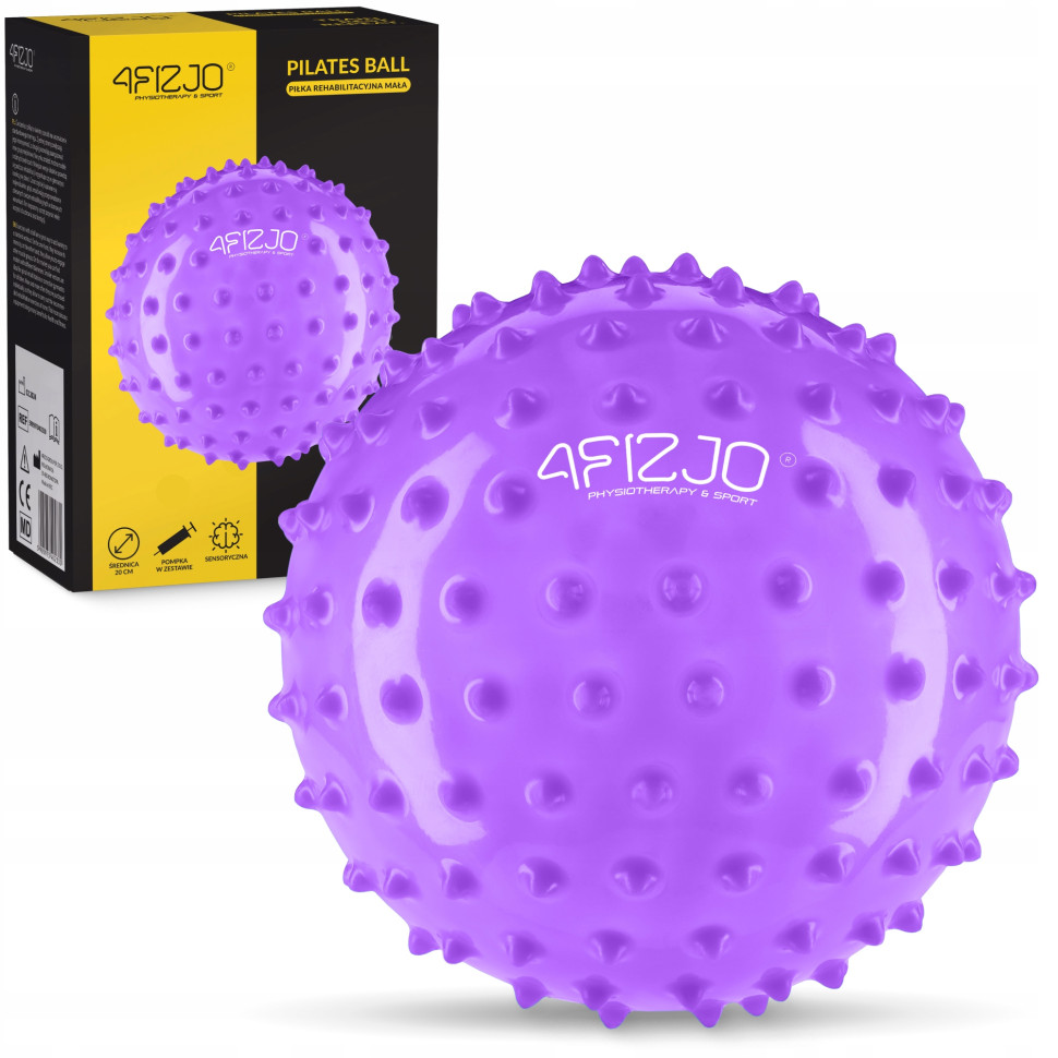 М'яч для пілатесу та реабілітації 4FIZJO P-5905973406086 Violet 20 см